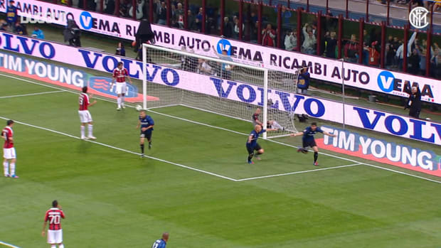 Diego Milito's hat-trick vs AC Milan